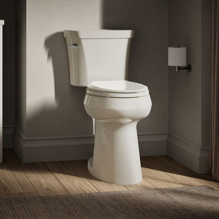 KOHLER K-22661 Highline Tall elongated toilet bowl, biscuit - view 2