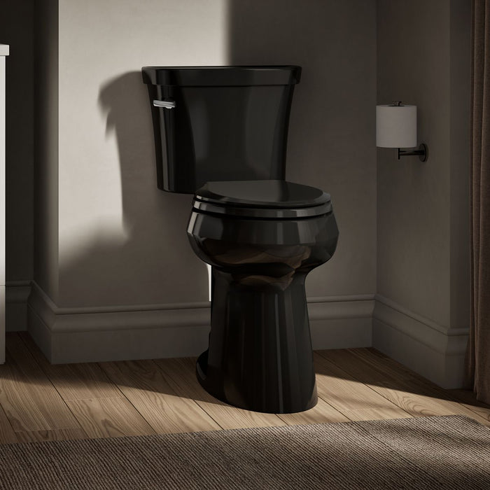 KOHLER K-22661 Highline Tall elongated toilet bowl, black black - view 2