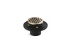 KOHLER K-22671 Clearflo Round brass tile-in shower drain, vibrant brushed bronze
