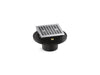 KOHLER K-22673 Clearflo Square brass tile-in shower drain, polished chrome