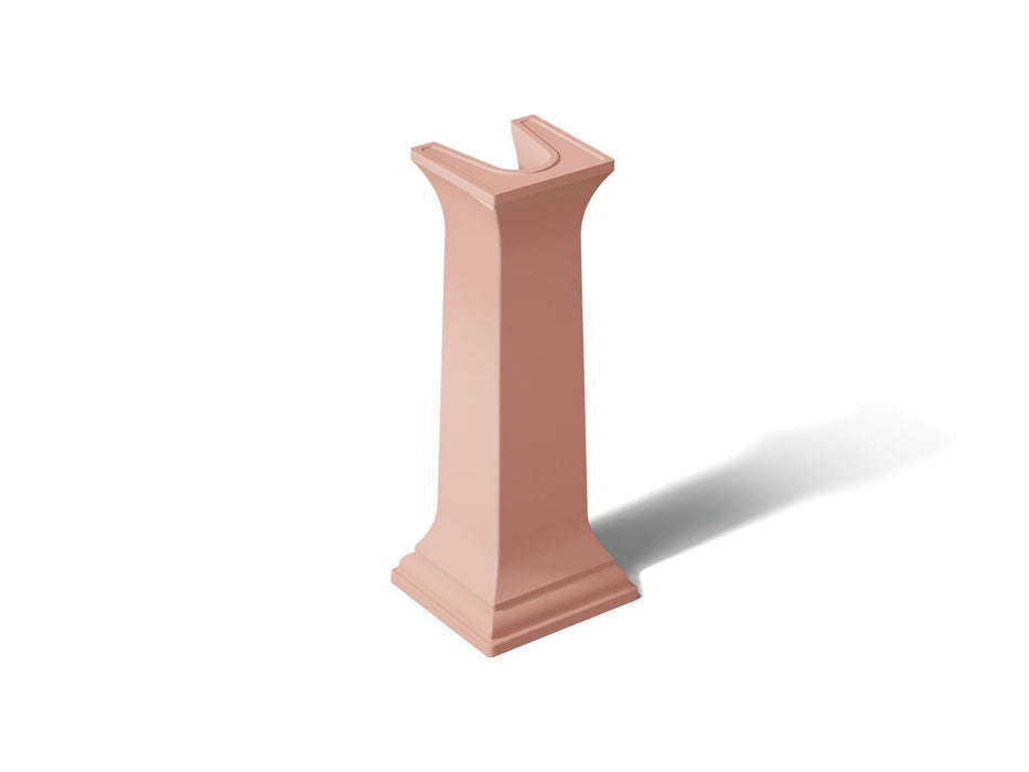 KOHLER K-2267 Memoirs Bathroom sink pedestal, 150th peachblow