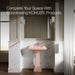 KOHLER K-2267 Memoirs Bathroom sink pedestal, 150th peachblow - view 2