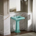 KOHLER K-2267 Memoirs Bathroom sink pedestal, 150th spring green - view 2