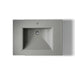 KOHLER K-2268-1 Memoirs Stately 30-3/4" Rectangular Pedestal Bathroom Sink, Thunder Grey - top view of product
