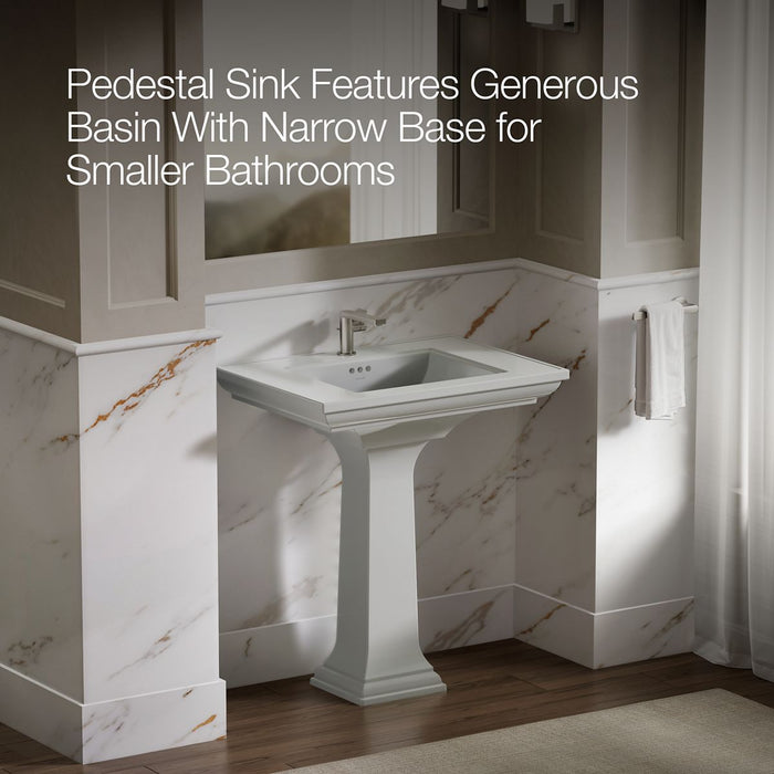 KOHLER K-2268-1 Memoirs 30-3/4" rectangular pedestal bathroom sink