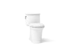 KOHLER K-22695-0 K-22695 Harken One-piece Compact Elongated Toilet with Skirted Trapway, 1.28 GPF, white