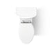 KOHLER K-22695-0 K-22695 Harken One-piece Compact Elongated Toilet with Skirted Trapway, 1.28 GPF, white - view 3