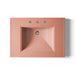 KOHLER K-2269-8 Memoirs 30" pedestal/console table bathroom sink, 150th peachblow - view 2