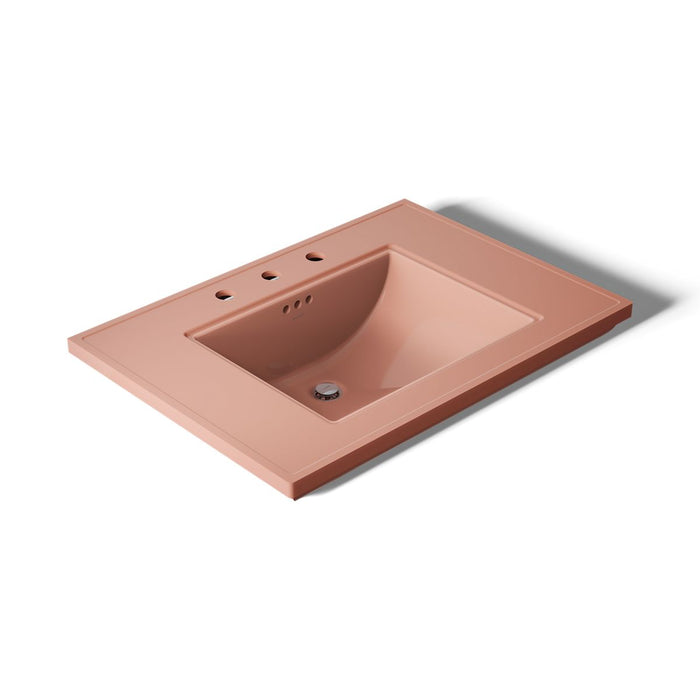 KOHLER K-2269-8 Memoirs 30" pedestal/console table bathroom sink, 150th peachblow - view 3