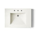 KOHLER K-2269-8 Memoirs 30" pedestal/console table bathroom sink, biscuit - view 2
