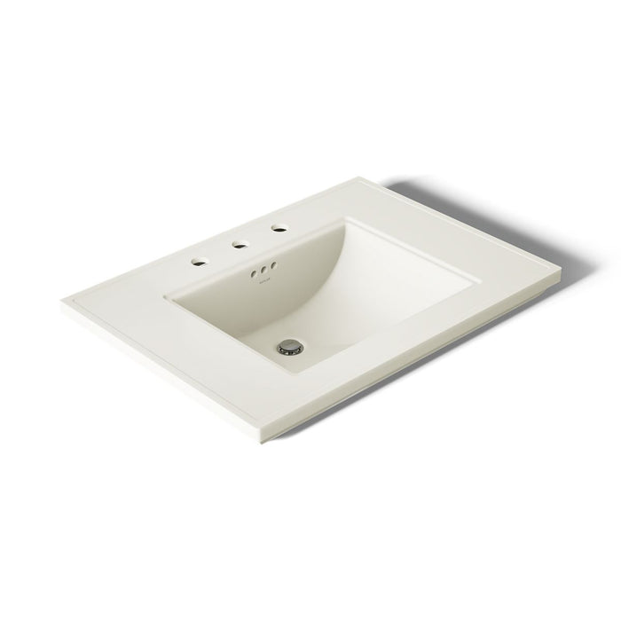 KOHLER K-2269-8 Memoirs 30" pedestal/console table bathroom sink, biscuit - view 3