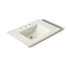KOHLER K-2269-8 Memoirs 30" pedestal/console table bathroom sink, biscuit - view 3