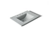 KOHLER K-2269-8 Memoirs 30" pedestal/console table bathroom sink, ice grey