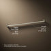 3/4 view of product with dimensions