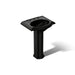 KOHLER K-2286-8 Devonshire 24-1/4" rectangular pedestal bathroom sink, black black