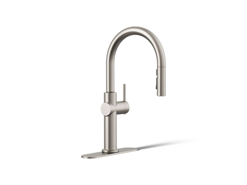 KOHLER K-22972 Crue Pull-down kitchen sink faucet with three-function sprayhead