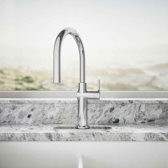 KOHLER K-22974 Crue Touchless pull-down kitchen sink faucet with three-function sprayhead