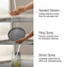 KOHLER K-22974-WB Crue Touchless pull-down kitchen sink faucet with KOHLER Konnect and three-function sprayhead, polished...
