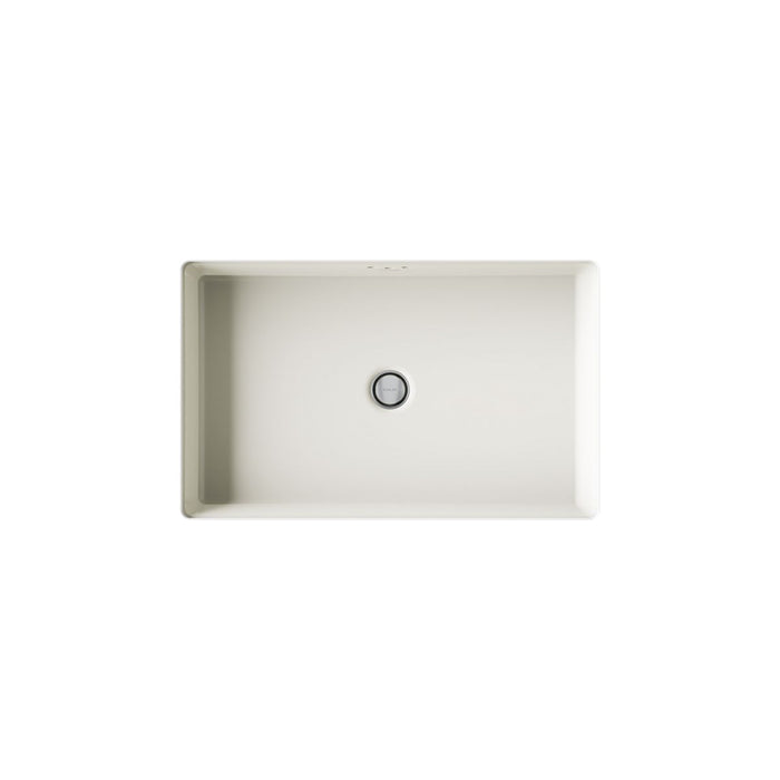 KOHLER K-2297 Kathryn 24" rectangular undermount bathroom sink, biscuit - view 4