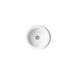 KOHLER K-2298-0 K-2298 Compass 13-1/4" Round Drop-in/undermount Bathroom Sink, No Overflow, white - view 3