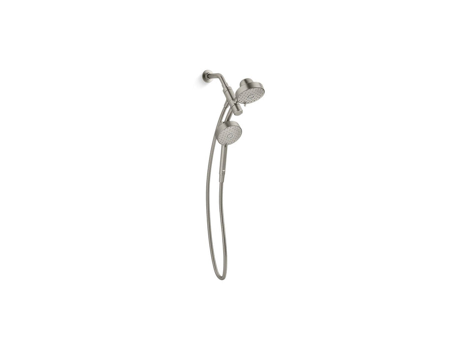 KOHLER K-23218 Awaken 2-in-1 multifunction 2.5 gpm shower combo kit, vibrant brushed nickel