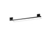 KOHLER K-23284 Square 18" towel bar, matte black