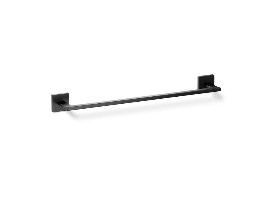 KOHLER K-23284 Square 18" towel bar, matte black