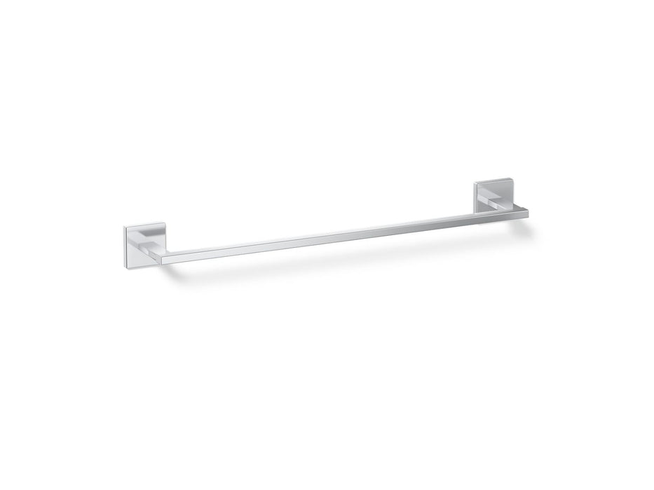 KOHLER K-23284 Square 18" towel bar, polished chrome