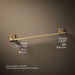 KOHLER K-23284 Square 18" towel bar, vibrant brushed moderne brass - view 4