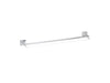 KOHLER K-23285 Square 24" towel bar, polished chrome