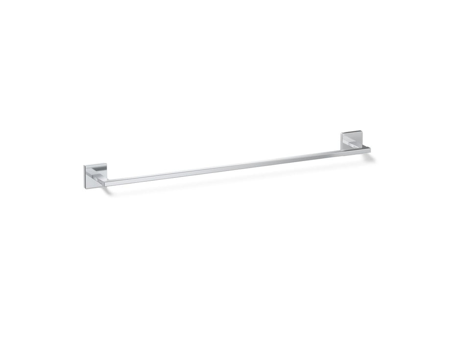 KOHLER K-23285 Square 24" towel bar, polished chrome