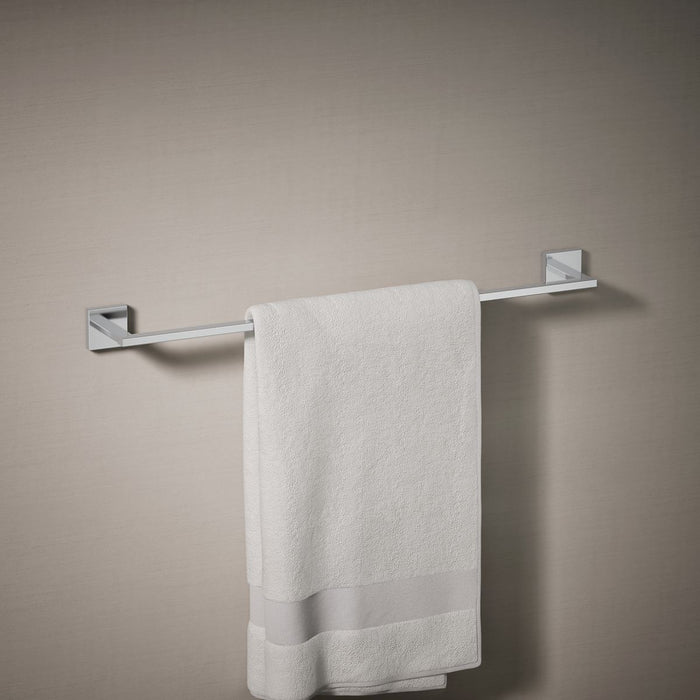 KOHLER K-23285 Square 24" towel bar, polished chrome - view 3