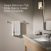 KOHLER K-23285 Square 24" towel bar, polished chrome - view 4