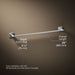 KOHLER K-23285 Square 24" towel bar, polished chrome - view 5