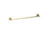 KOHLER K-23285 Square 24" towel bar, vibrant brushed moderne brass
