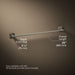KOHLER K-23285 Square 24" towel bar, vibrant brushed nickel - view 5