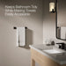 KOHLER K-23286 Square 12" towel bar, matte black - view 4