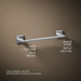 KOHLER K-23286 Square 12" towel bar, polished chrome - view 5