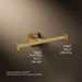 KOHLER K-23288 Square Double toilet paper holder, vibrant brushed moderne brass - view 5