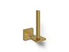 KOHLER K-23289 Square Vertical toilet paper holder, vibrant brushed moderne brass