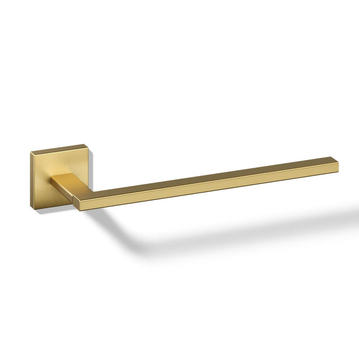 KOHLER K-23291 Square Towel arm, vibrant brushed moderne brass - view 4