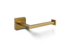 KOHLER K-23292 Square Toilet paper holder, vibrant brushed moderne brass