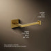 KOHLER K-23292 Square Toilet paper holder, vibrant brushed moderne brass - view 5