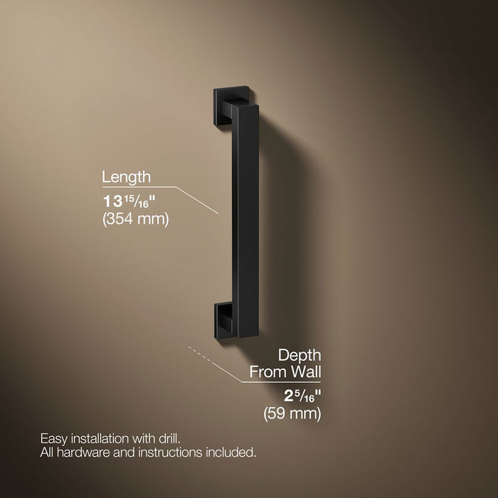 3/4 view of product with dimensions