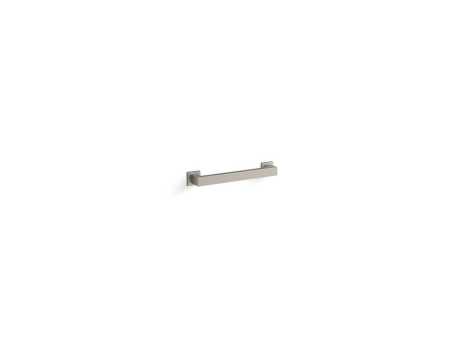 KOHLER K-23293 Square 12" grab bar, vibrant brushed nickel