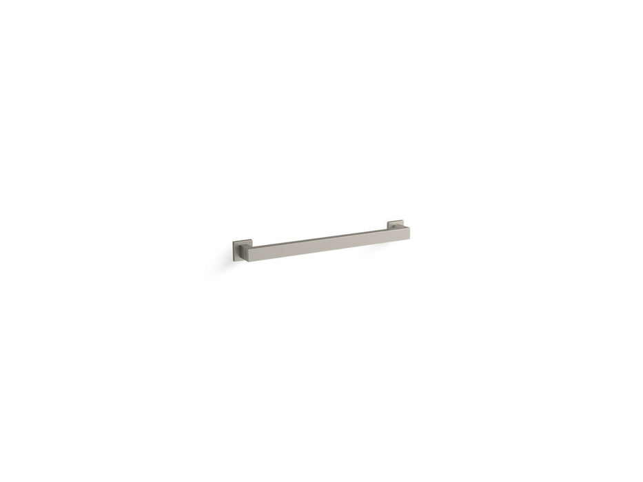 KOHLER K-23294 Square 18" grab bar, vibrant brushed nickel