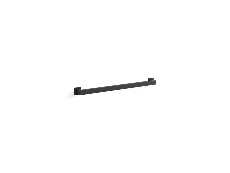KOHLER K-23295 Square 24" grab bar, matte black