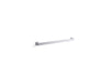 KOHLER K-23295 Square 24" grab bar, polished chrome