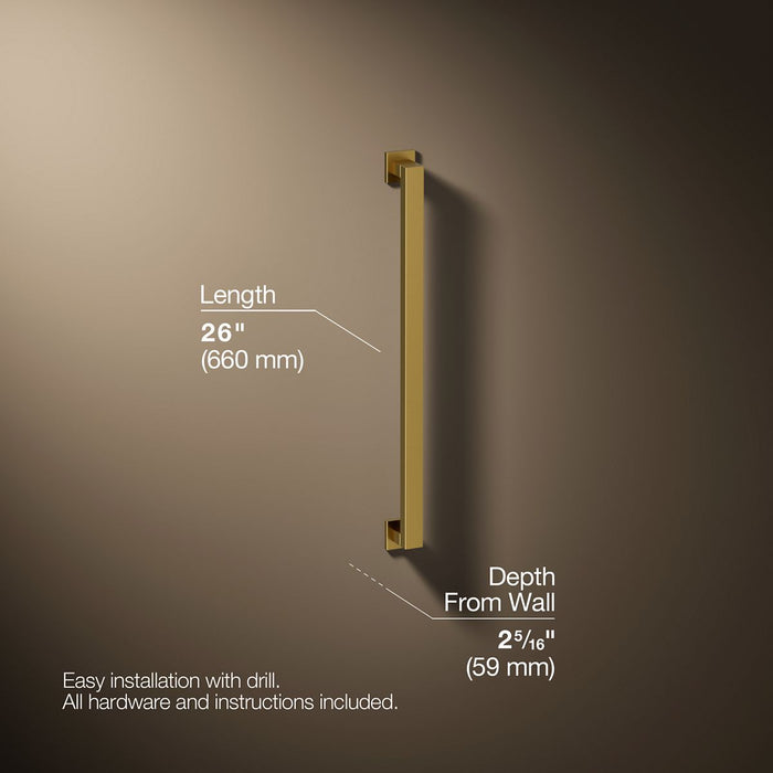 3/4 view of product with dimensions