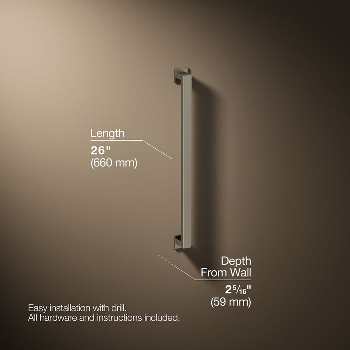 3/4 view of product with dimensions